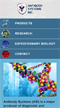 Mobile Screenshot of antibodysystems.com