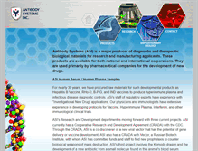 Tablet Screenshot of antibodysystems.com